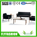 China factory leather office sofa set in black color OF-27